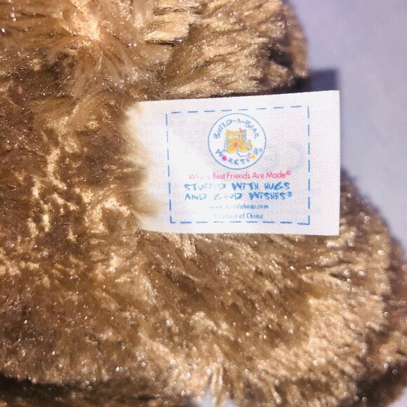 Build a Bear Miles Brown Bunny Rabbit Plush Stuffed Borders Easter 10" New - Picture 8 of 10